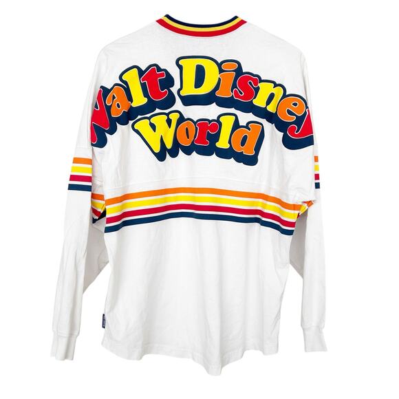 Spirit Jersey Walt Disney World 1971 Retro Striped Shirt Sz M - Picture 6 of 8